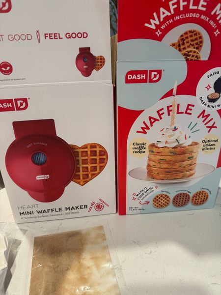 Linking my mini heart waffle maker and 2 other options. Also the waffle mix I used is linked as well. It was such a hit with my husband and 1 yr old #valentinesday #valentines

#LTKSeasonal #LTKfamily #LTKhome
