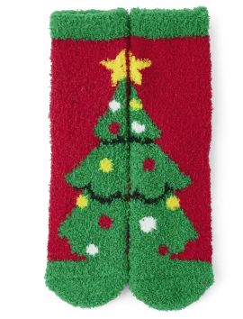 Unisex Kids Matching Family Christmas Lights And Christmas Tree Cozy Socks 2-Pack | The Children'... | The Children's Place
