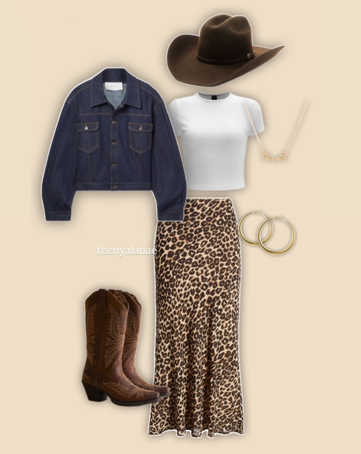 It’s something about denim + cheetah that has me in a chokehold.  
#westernfashion #cowgirlboots 

#LTKootd #LTKMidsize #LTKgrwm