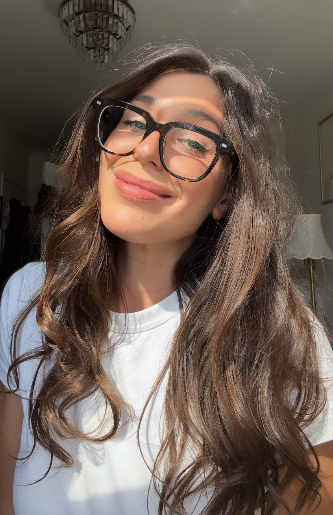 Perfectly oversized tortoise glasses - use my code ASLICEOPI15 to save 15% off your first pair. 

#LTKStyleTip #LTKSaleAlert