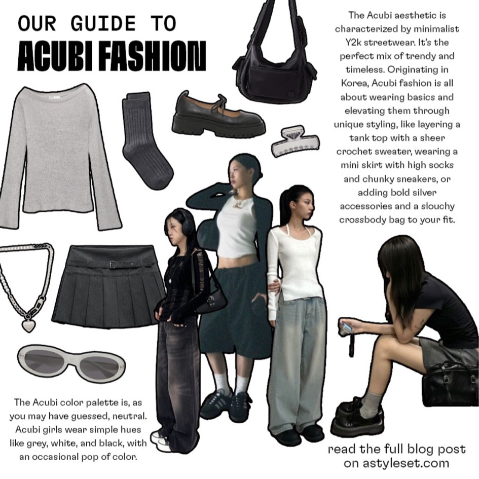 our guide to acubi fashion 🖤 full blog post on astyleset.com

#LTKstyletip