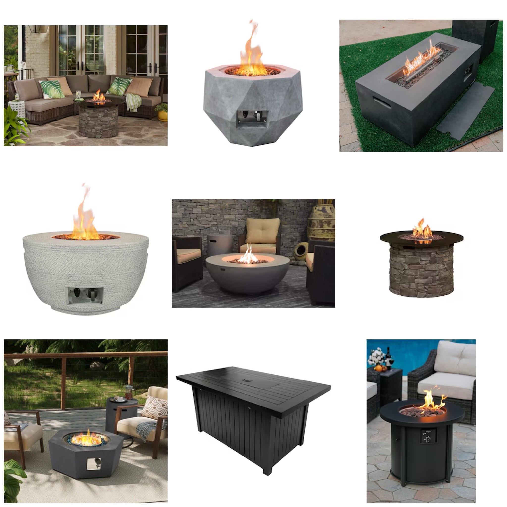Warm up and get cozy next to one of these beautiful fire pits

#firepit #fireplace #patio 


#LTKhome #LTKsalealert #LTKSeasonal
