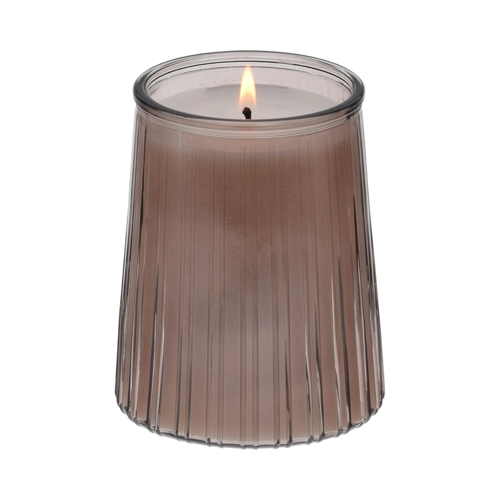 Better Homes & Gardens Salted Coconut Mahogany Scented 1-Wick 16.1oz Ribbed Jar Candle | Walmart (US)