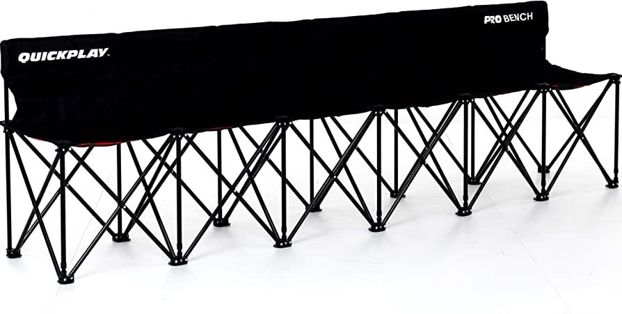 QUICKPLAY PRO Portable Folding Bench Range 4, 6, 9 Seats & 6 Seat Bench Shelter | Fast Set-Up Hea... | Amazon (US)