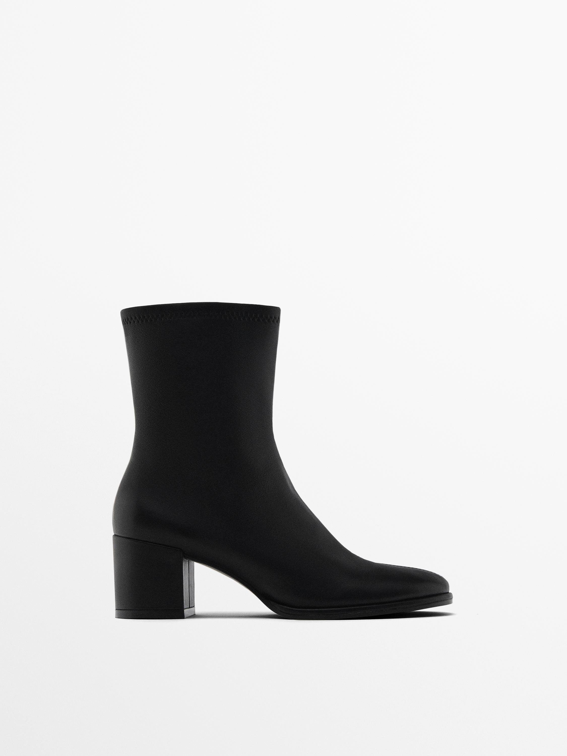 High-heel ankle boots | Massimo Dutti US