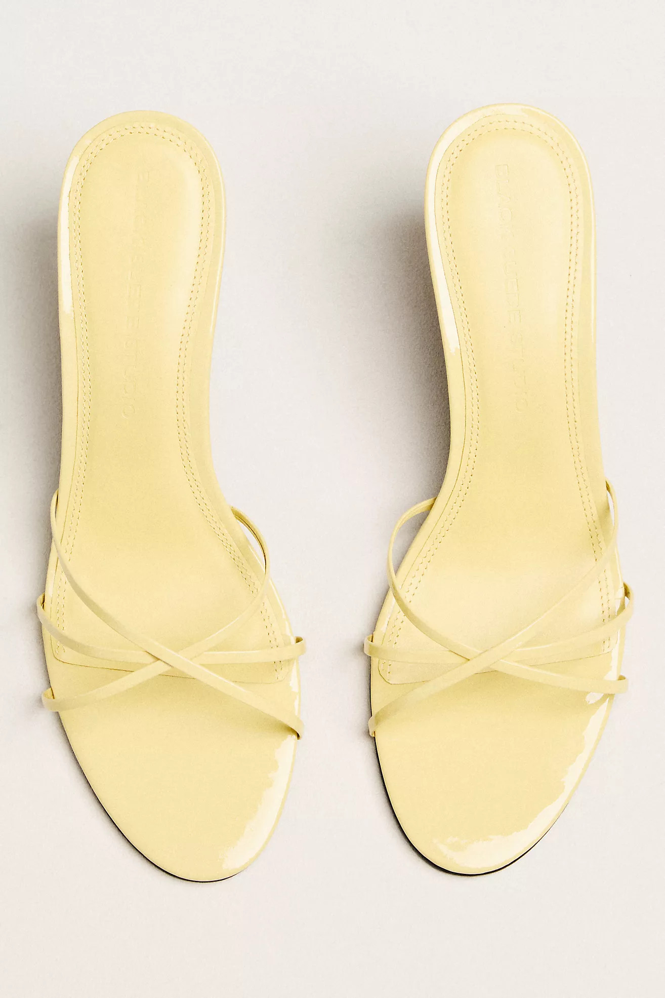 Black Suede Studio Jaya Strappy Heeled Sandals | Anthropologie (US)