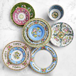 Famille Rose Boxed Appetizer Plates | Williams-Sonoma