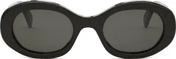 CELINE Triomphe 52mm Oval Sunglasses | Nordstrom | Nordstrom