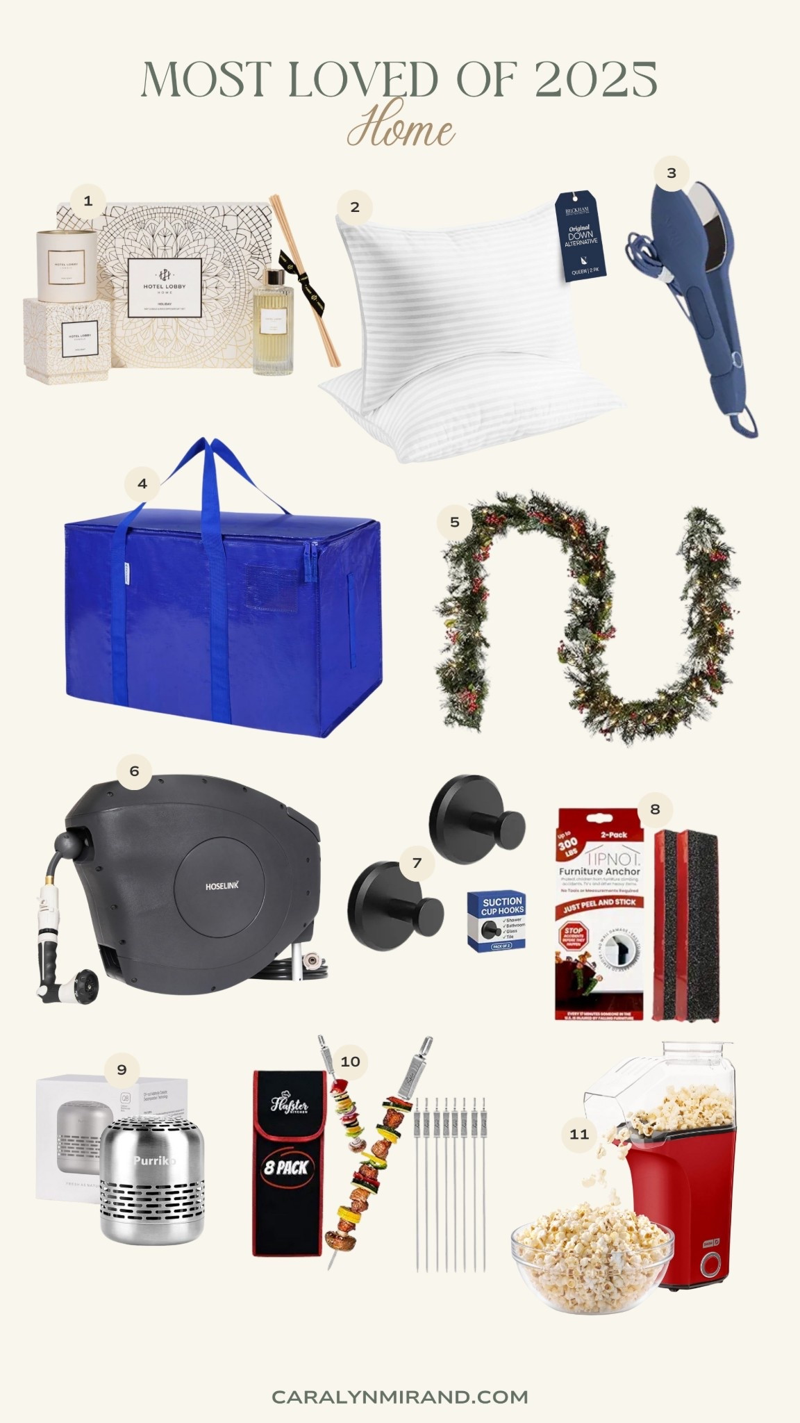 Most loved of 2025 - home finds and essentials 

#LTKSeasonal #LTKHome