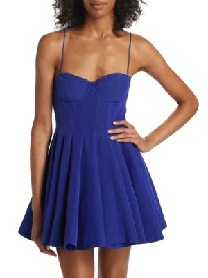 Adara Corset Mini Fit & Flare Dress | Saks Fifth Avenue OFF 5TH