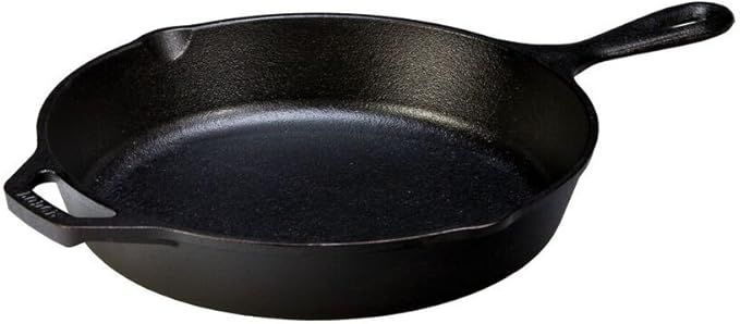 Lodge Pre-Seasoned Cast Iron Skillet With Assist Handle, 10.25", Black | Amazon (US)