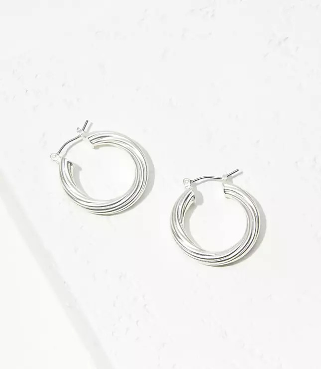 Twisted Hoop Earring Set | LOFT