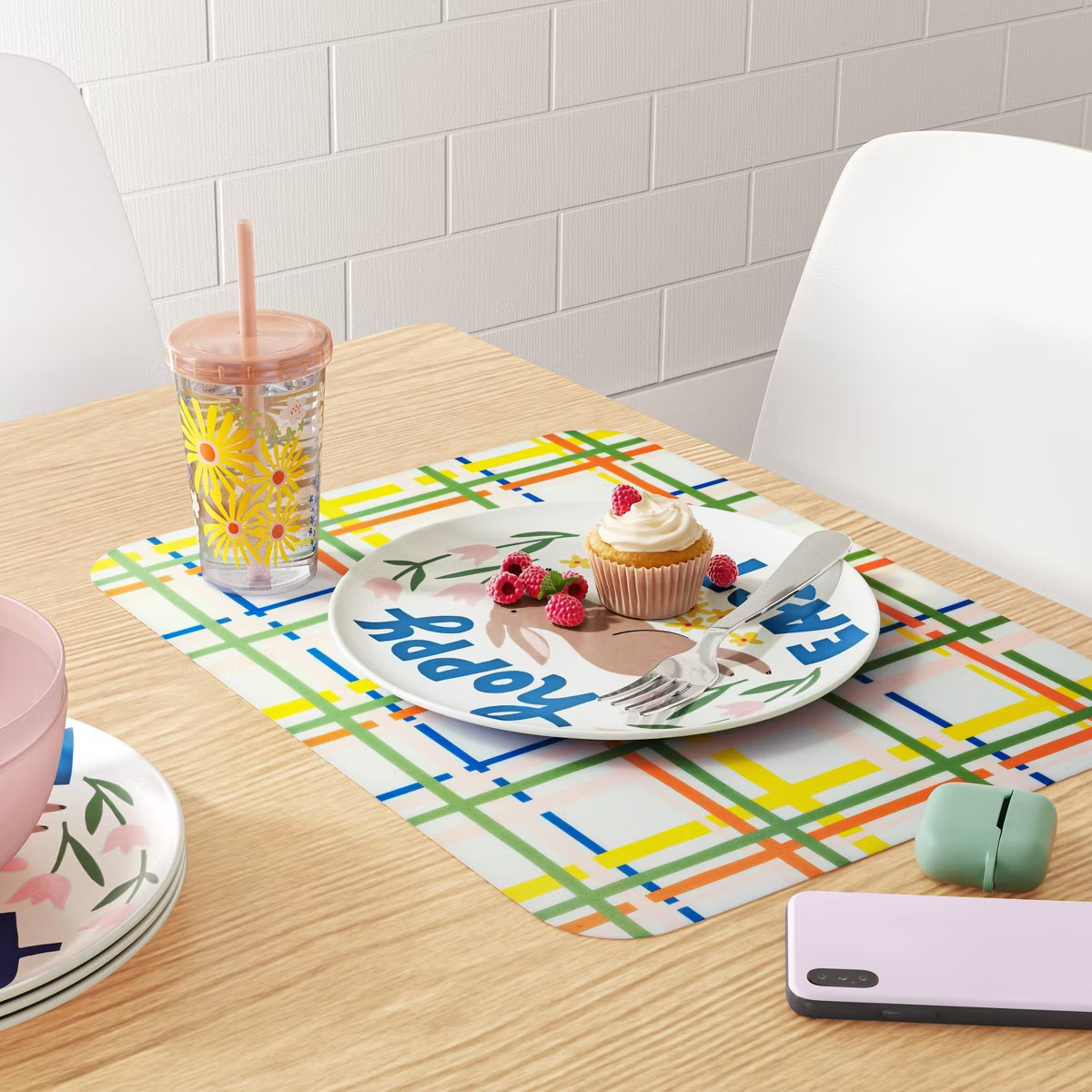 10" Hoppy Easter Dinner Plate White - Room Essentials™ | Target