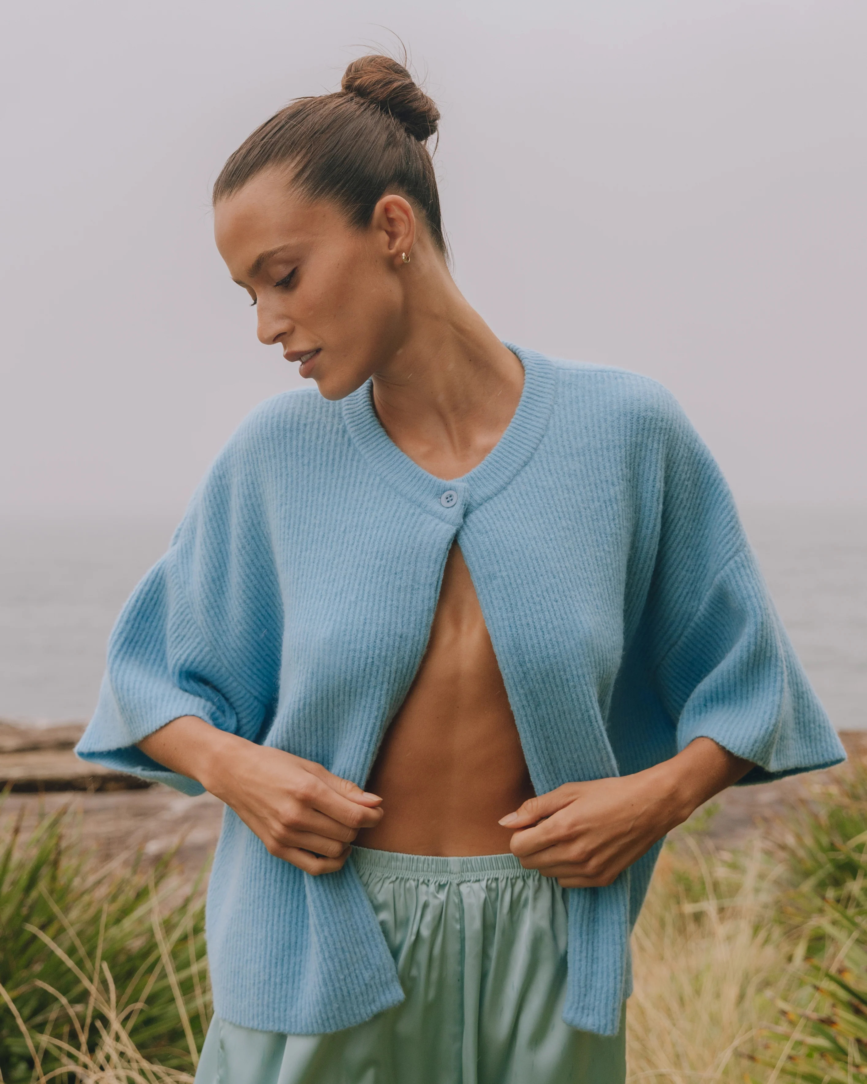 Single Button Sweater | Daily Drills