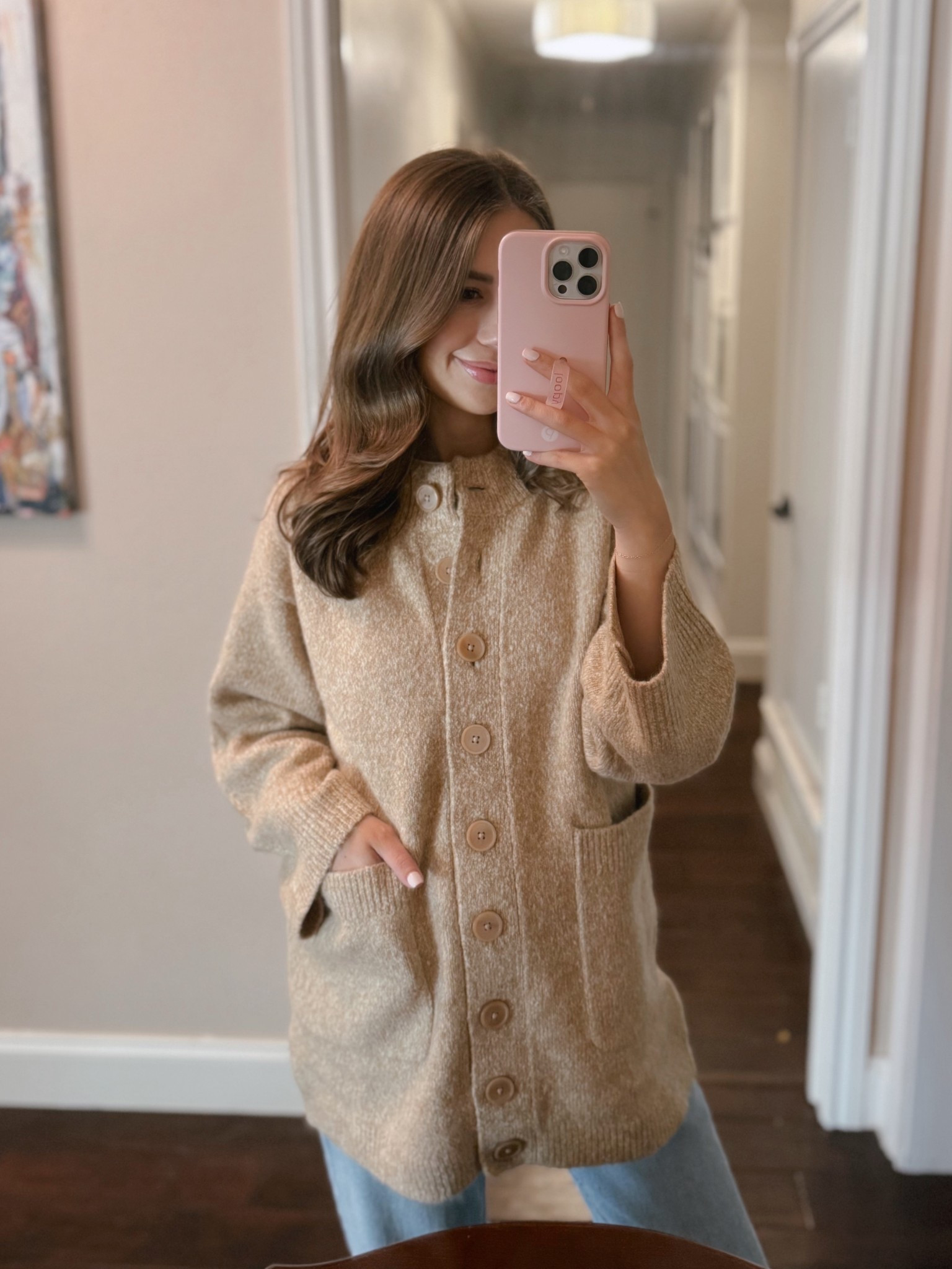 Wore this J. Crew cardigan to Bible study this morning and it is so cozy! I love the oversized fit (especially for the bump 🤰) and the thick ribbed detail around the neckline and cuffs. Currently on sale for $114 with code SHOPFALL!

Comes in 3 colors. Made to be oversized - I’m in the XXS! 

#LTKSeasonal #LTKSaleAlert #LTKBump