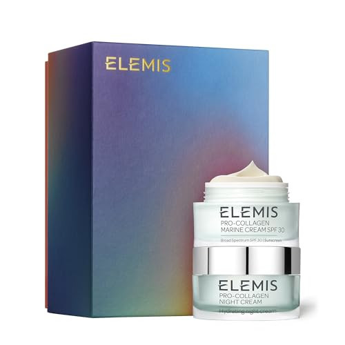 ELEMIS Pro-Collagen Classics, Day & Night Cream Duo, Holiday Skincare Gift Set for Women | Amazon (US)