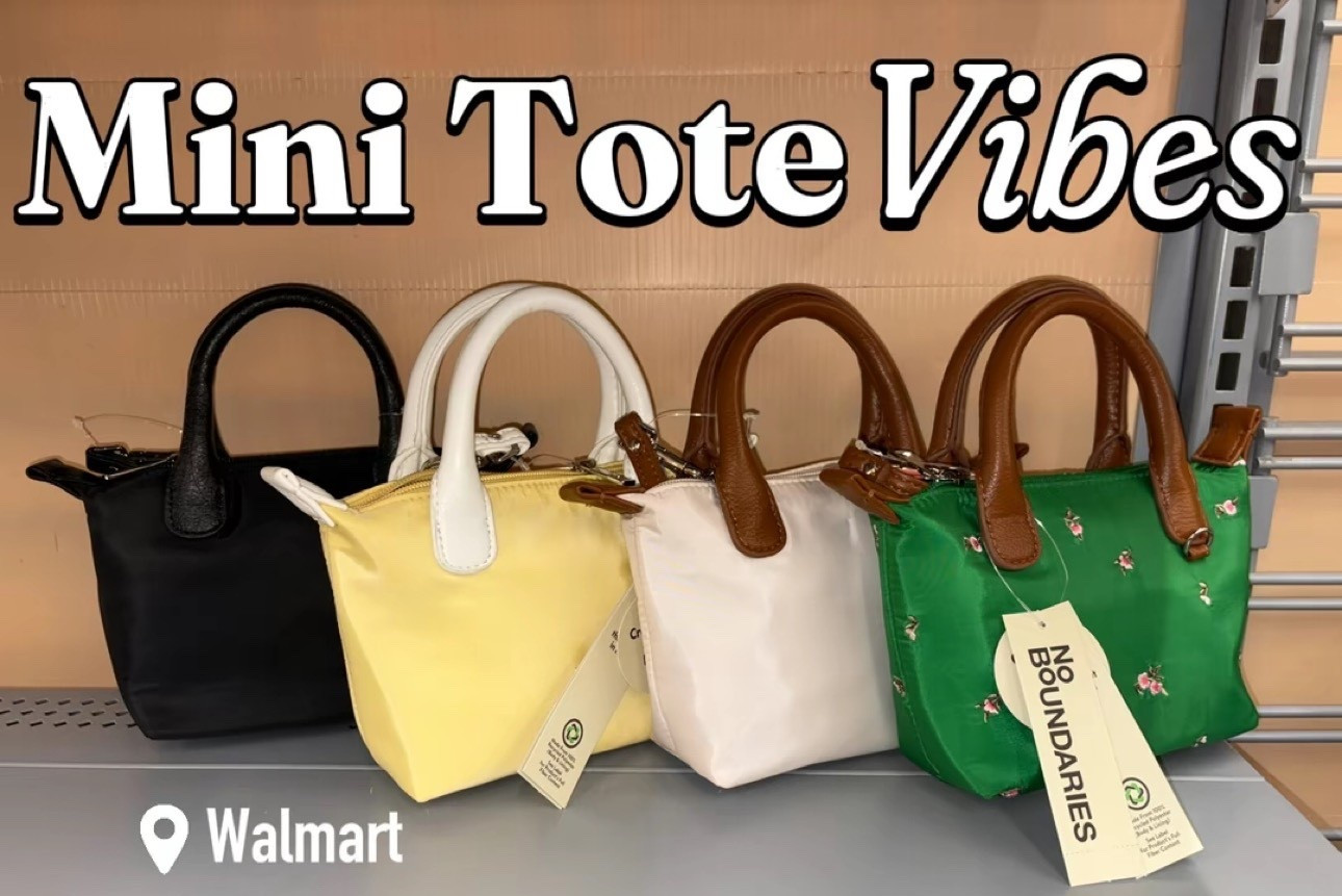 Small in size and big on vibes 👛 it’s compact with one compartment for easy access to everything! These won’t last long! 

#walmart #minitote #bags #purses #walmartbags

#LTKSaleAlert #LTKootd
