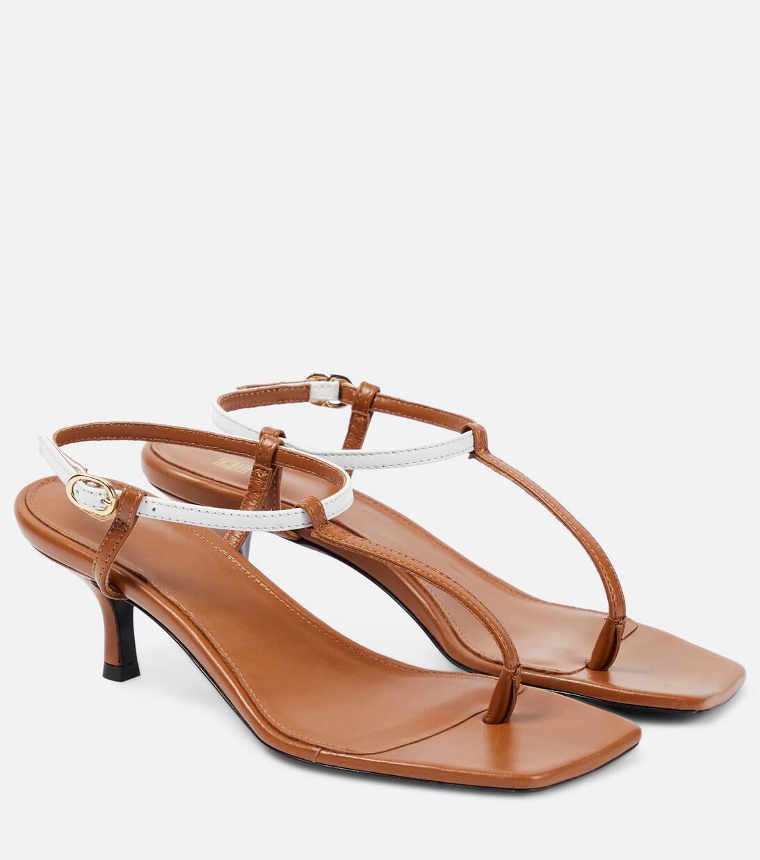 The Bicolor leather thong sandals | Mytheresa (US/CA)