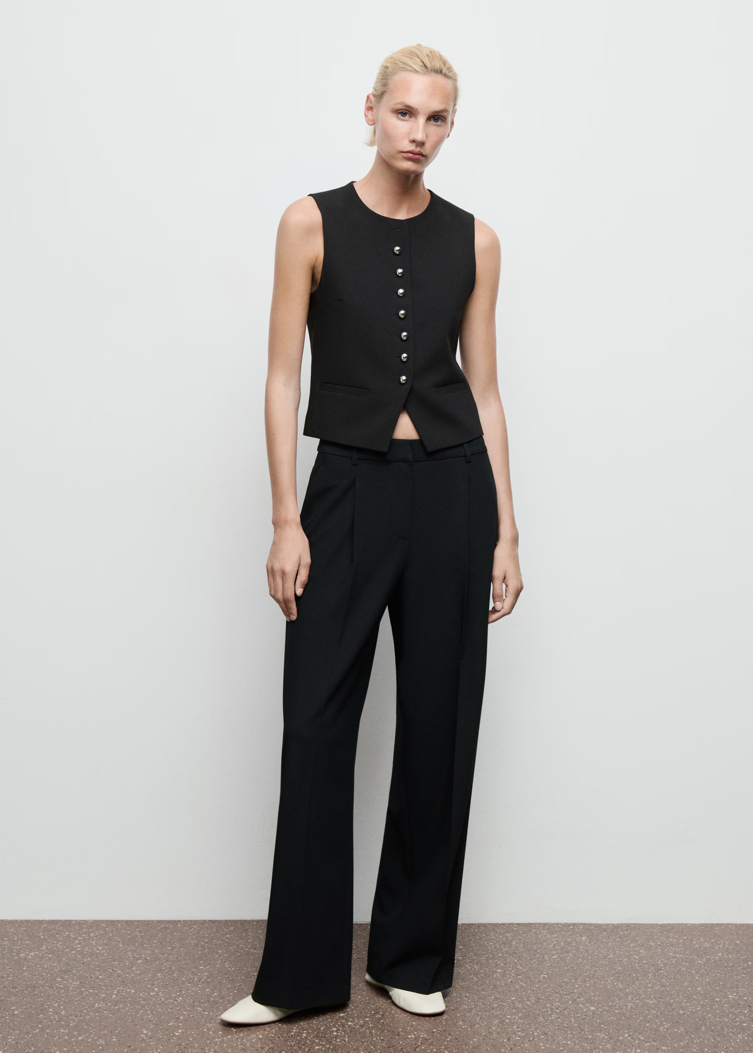 Pleated wide leg trousers - Women | MANGO USA | Mango (US/MX/AU)