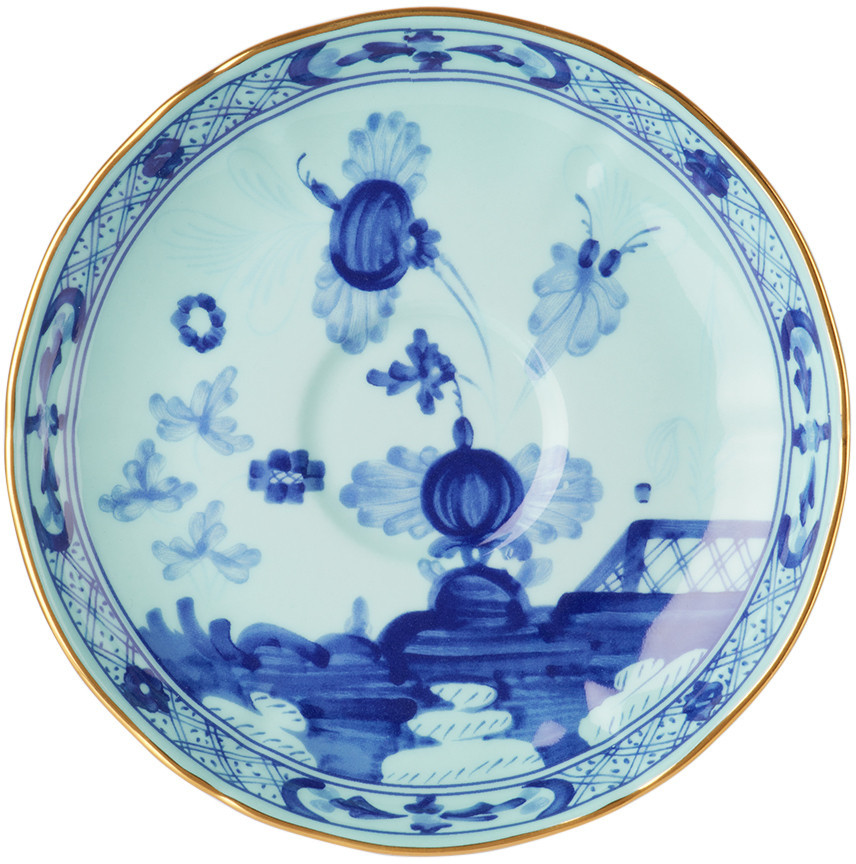 Ginori 1735 Blue Oriente Italiano Espresso Saucer | SSENSE