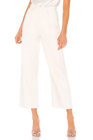 AGOLDE Ren High Rise Wide Leg in Paper from Revolve.com | Revolve Clothing (Global)