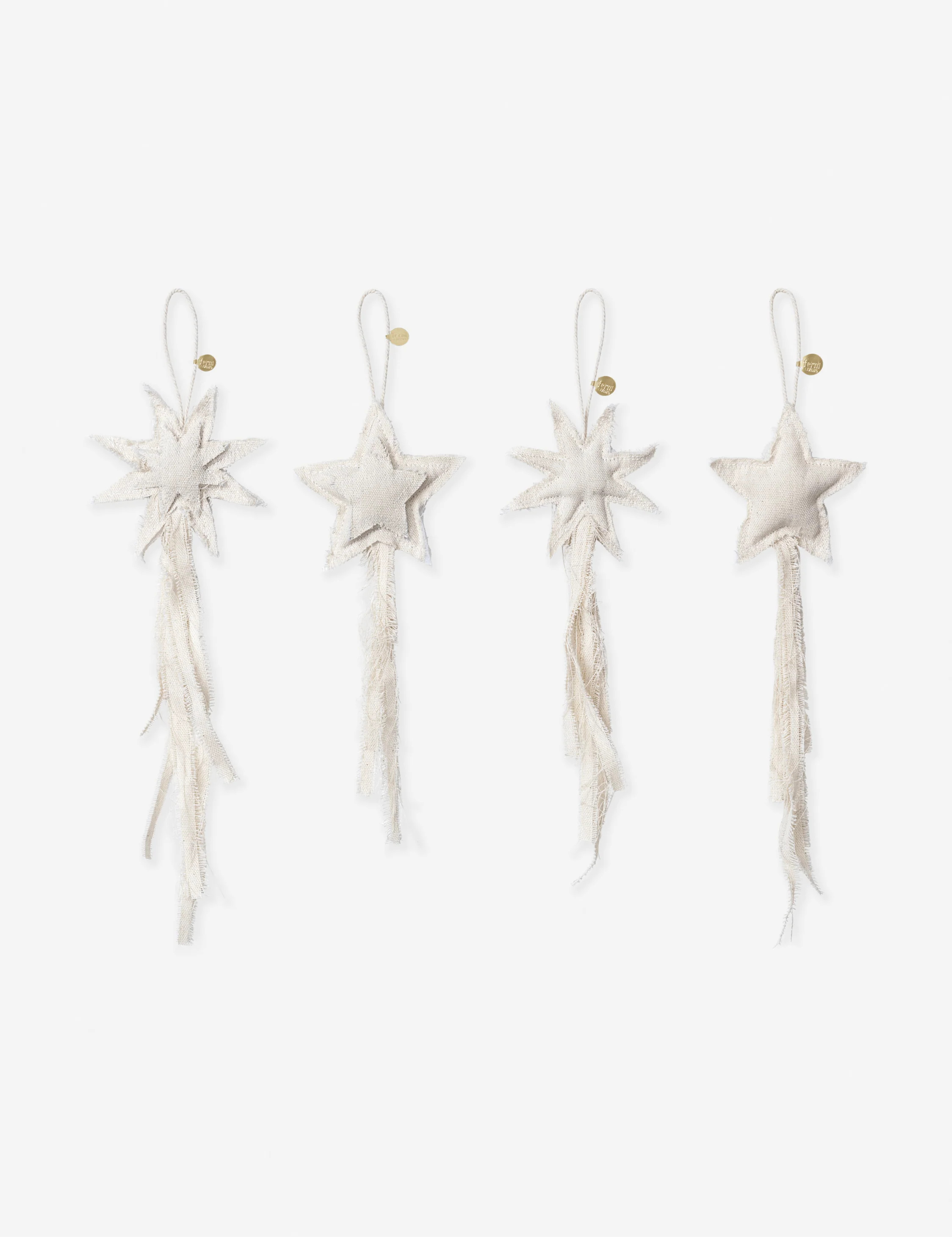 Vela Star Ornaments (Set of 4) by Ferm Living | Lulu and Georgia 