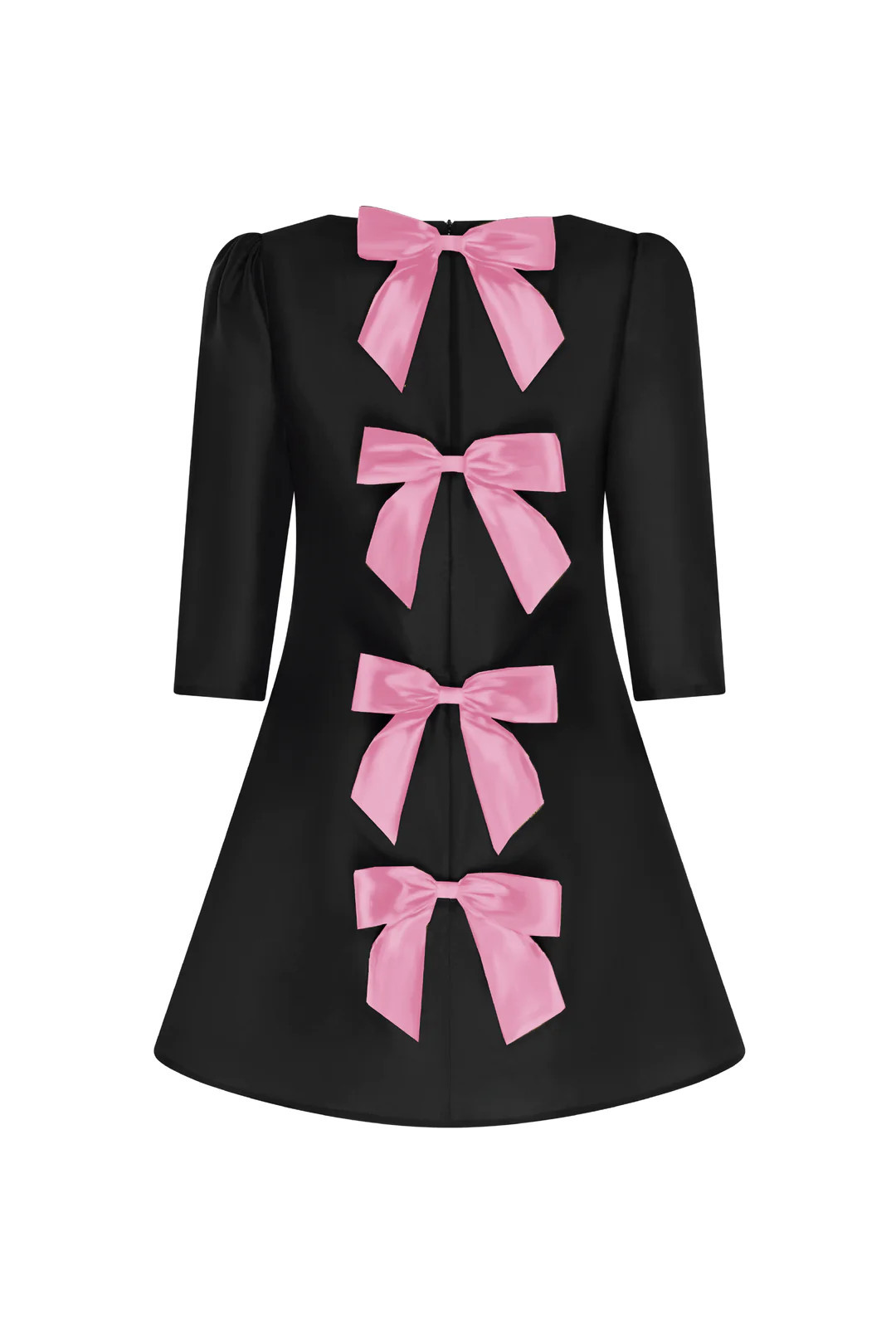 Noa Mini Black Bow Dress | Olivia Rubin