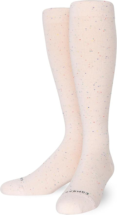 Comrad Recycled Cotton Knee High Socks - 15-20mmHg Graduated Compression Socks - Soft & Breathabl... | Amazon (US)