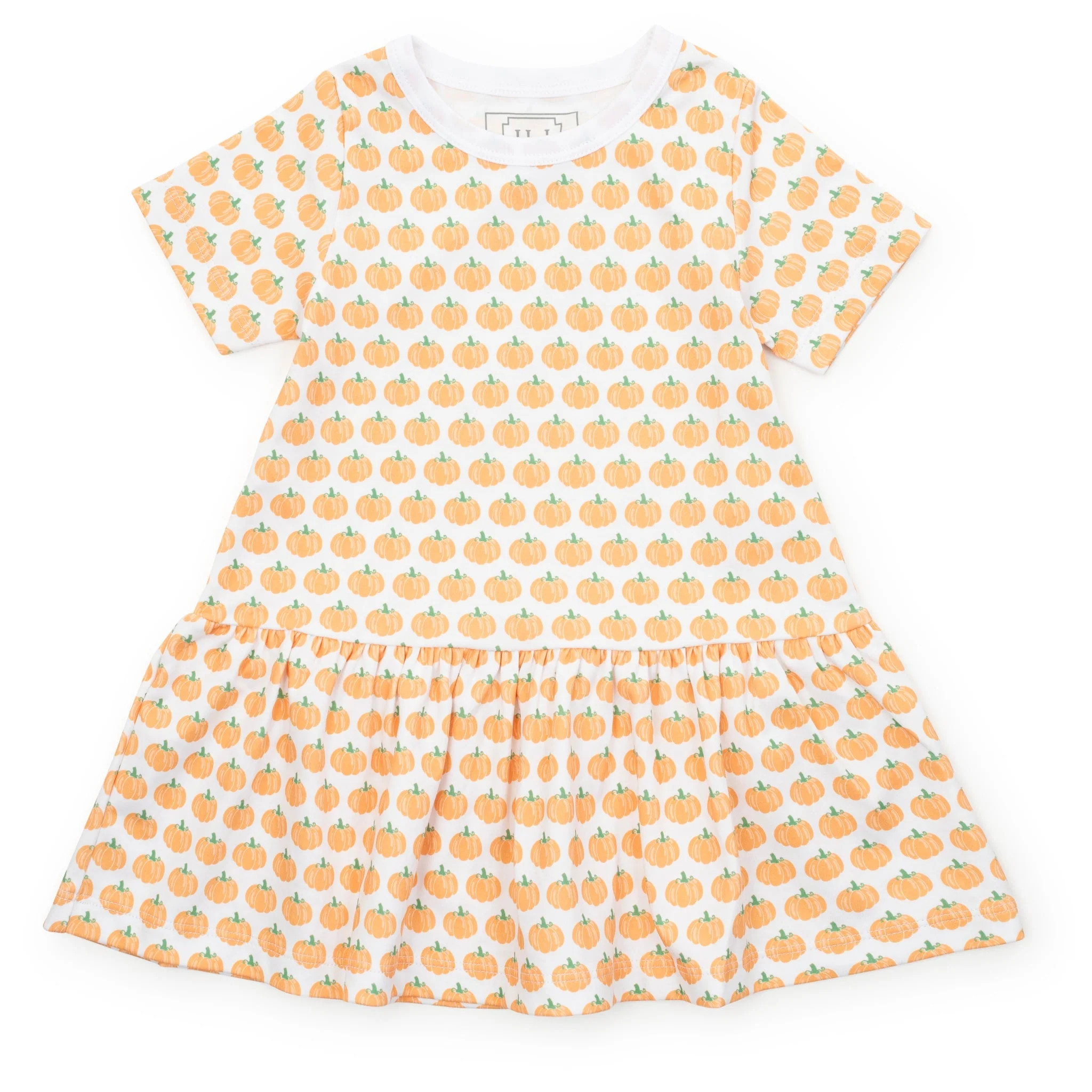 Lottie Girls' Dress - Harvest Pumpkin | Lila and Hayes