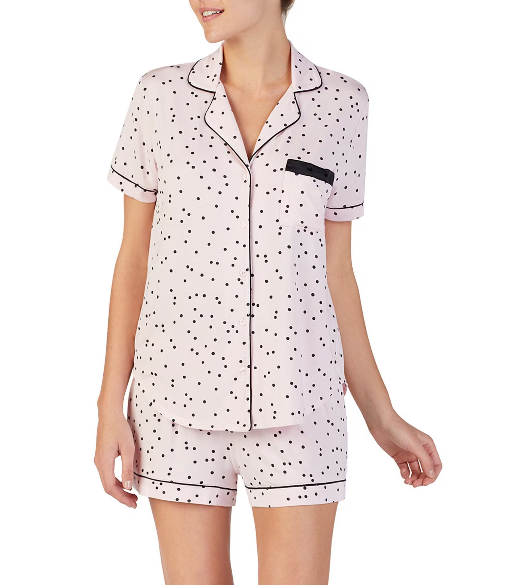 kate spade new york Dot Print Jersey Shorty Pajama Set | Dillard's | Dillards