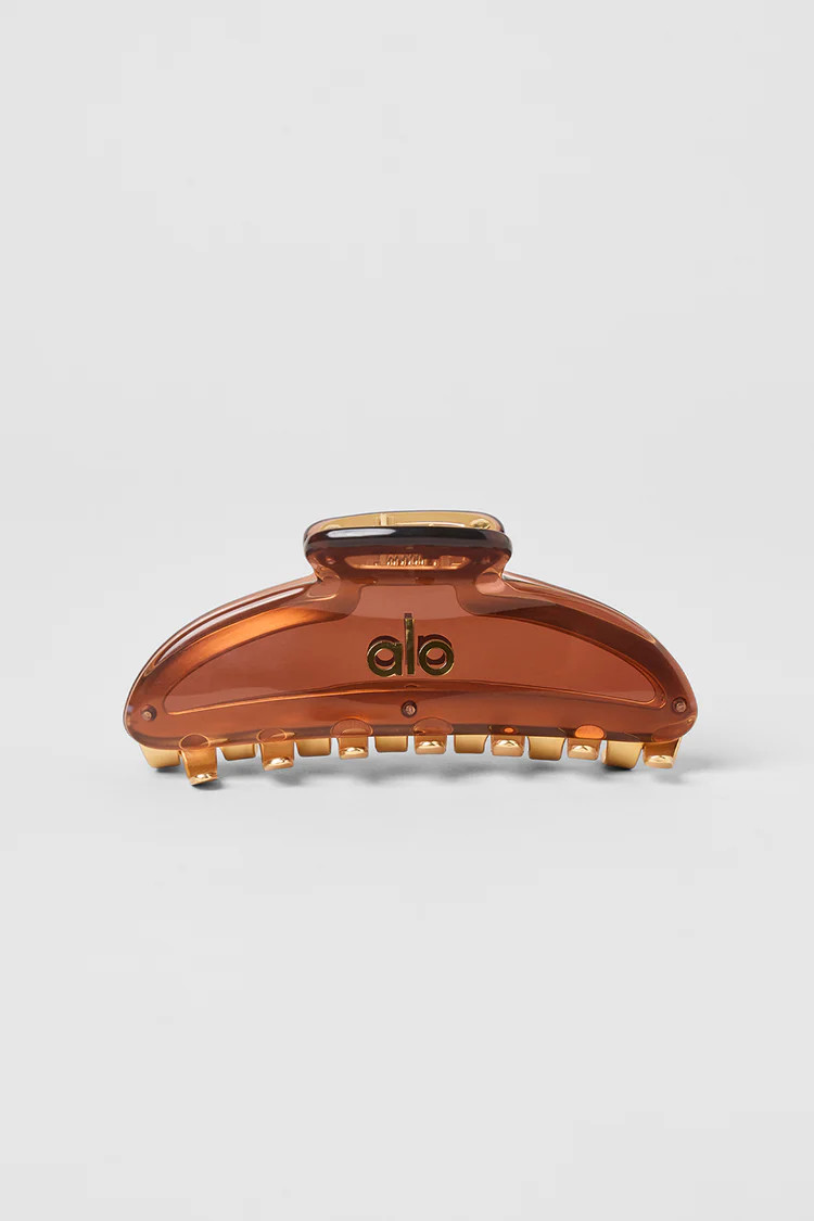 Acrylic Illusion Claw Clip - Clear Acetate/Chrome | Alo Yoga (US)