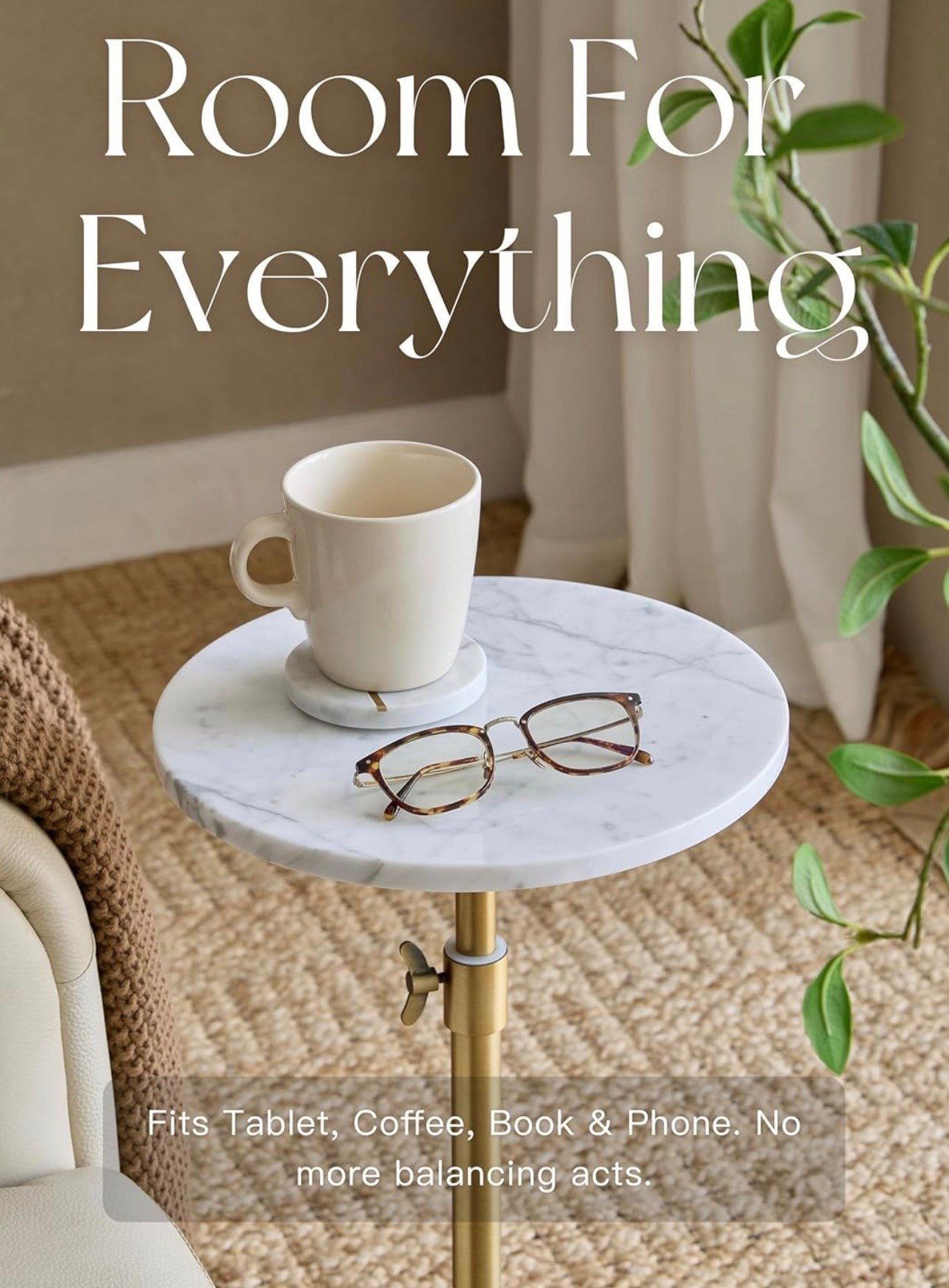 my #1 best seller for a reason 🤍  
this marble drink table is on sale for the amazon big spring sale and trust me… you won’t know how you lived without it  

real marble, fully adjustable to your chair height, and comes with 2 matching coasters  
it literally goes with every style and makes any space feel elevated  

perfect as a gift or little upgrade for your home… this quality speaks for itself ✨

#LTKHome #LTKSaleAlert #LTKmorningroutine