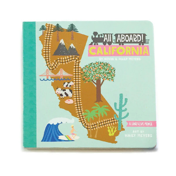 All Aboard California: A Landscape Primer Book | SpearmintLOVE