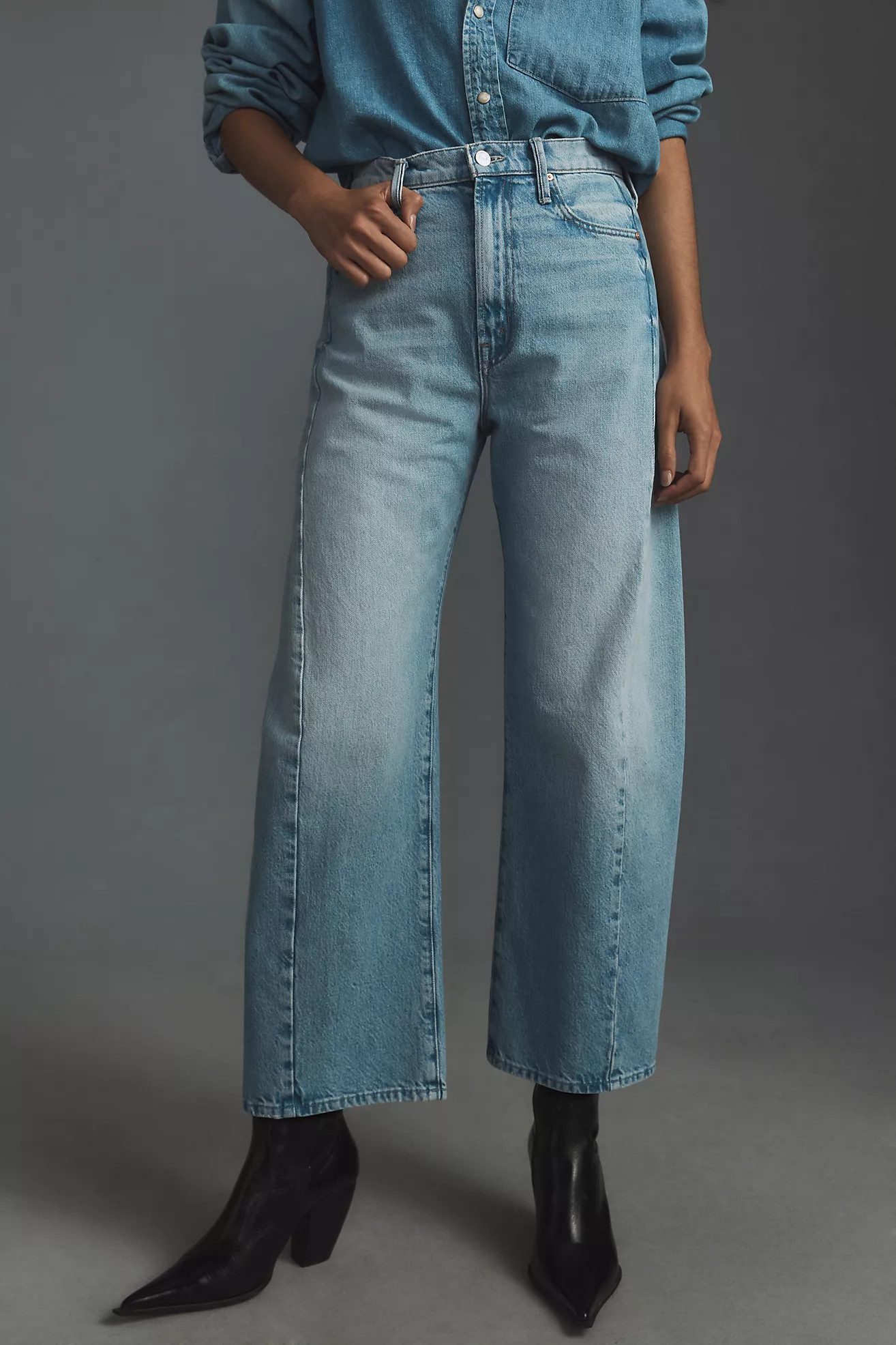 MOTHER The Half Pipe Ankle Jeans | Anthropologie (US)