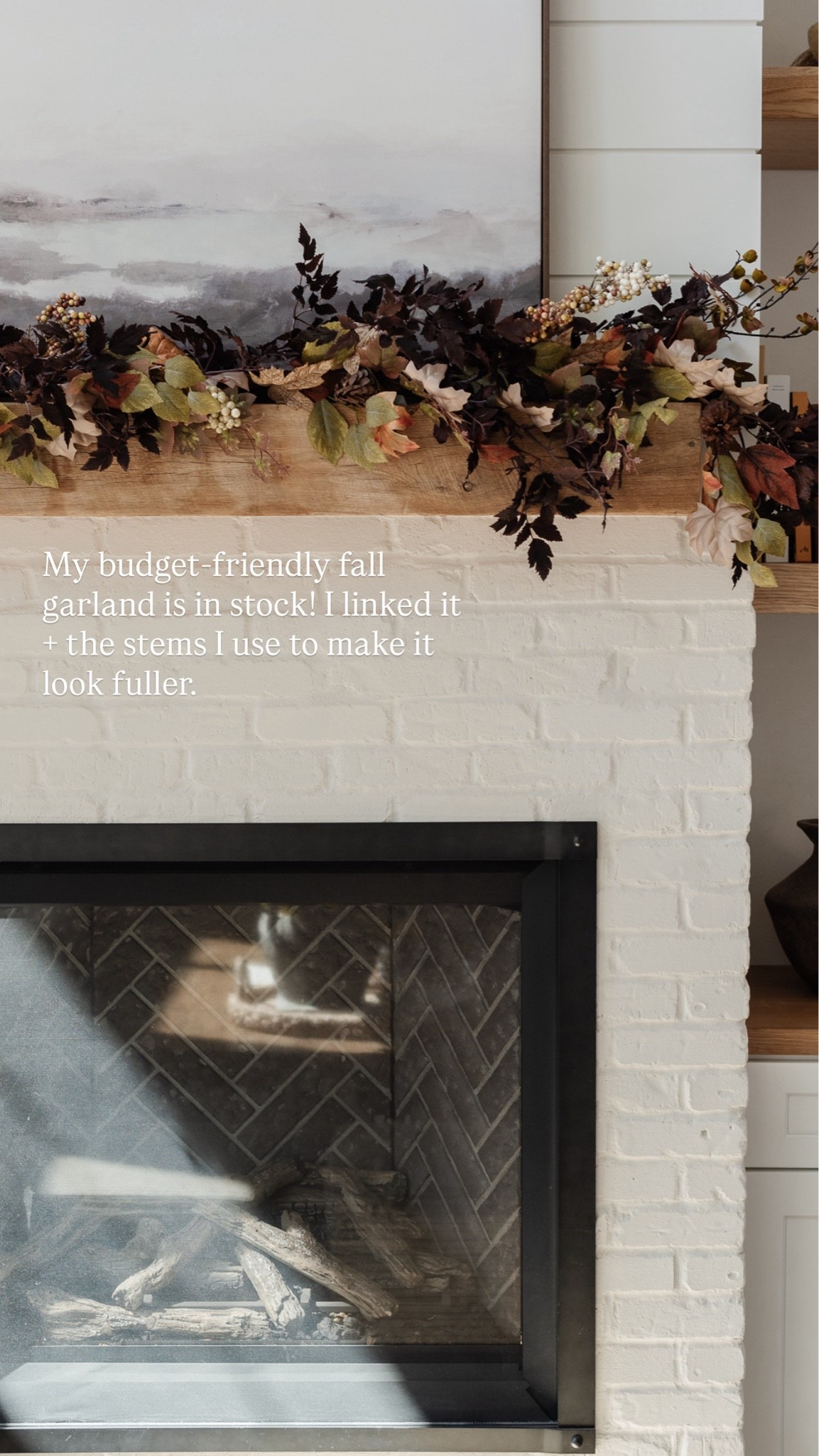 Target fall garland, but make it look expensive 🍂 I added a few extra fall stems to make this one fuller, more layered + a little less “straight out of the box.” Linking the garland + all the stems I used to get the look!

Target fall decor, fall garland, fall mantel decor, fall decorating ideas, autumn home decor, fall stems, Target home decor, mantel styling, affordable fall decor, cozy fall decor, Amazon home, budget friendly ￼

#LTKHome #LTKSaleAlert #LTKSeasonal