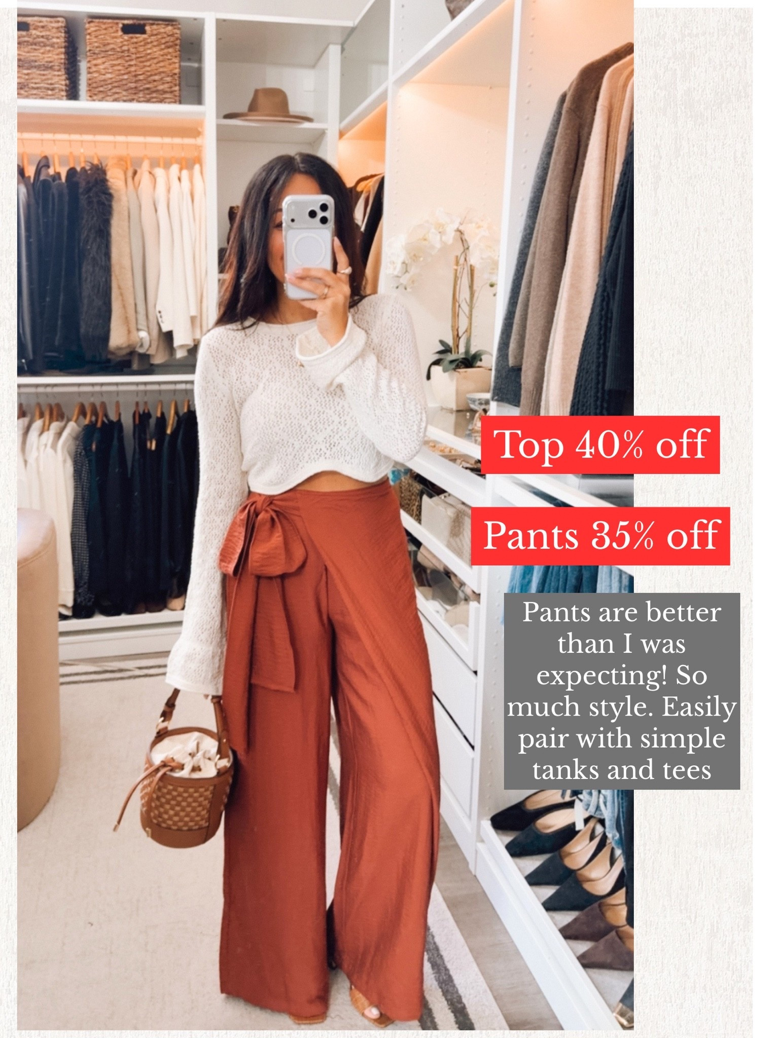 Wearing a small in both pants and top

#LTKootd #LTKOver40 #LTKSaleAlert