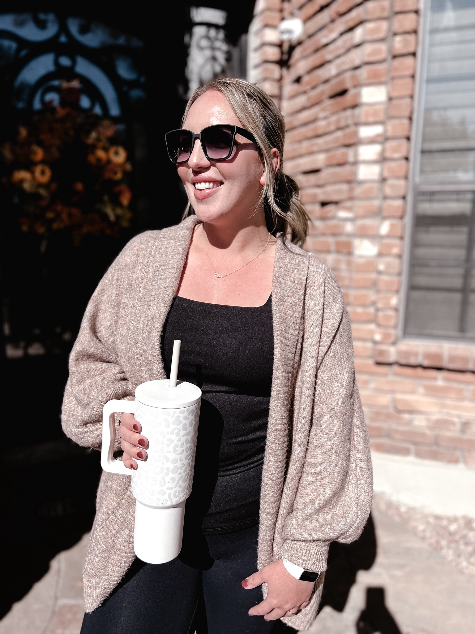 This cardigan is sooo cozy! On sale and so affordable! The tank I have underneath is 10/10! So comfy and shaping! ♥️

#LTKbeauty #LTKsalealert