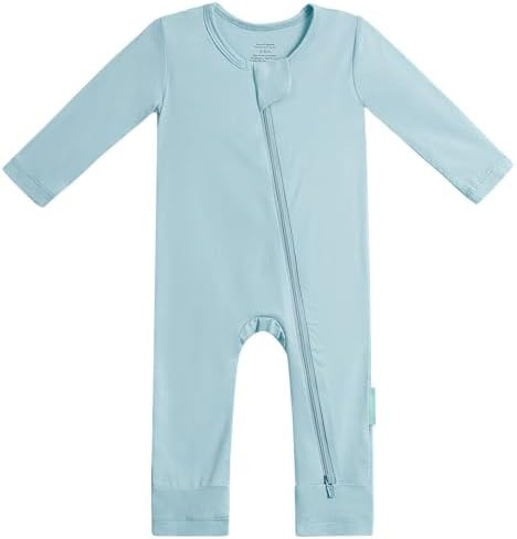 PurComfy Baby Long Sleeve Romper Jumpsuit, Premium Soft Rayon One Piece Pajamas Boy Girl 2-Way Zi... | Amazon (US)