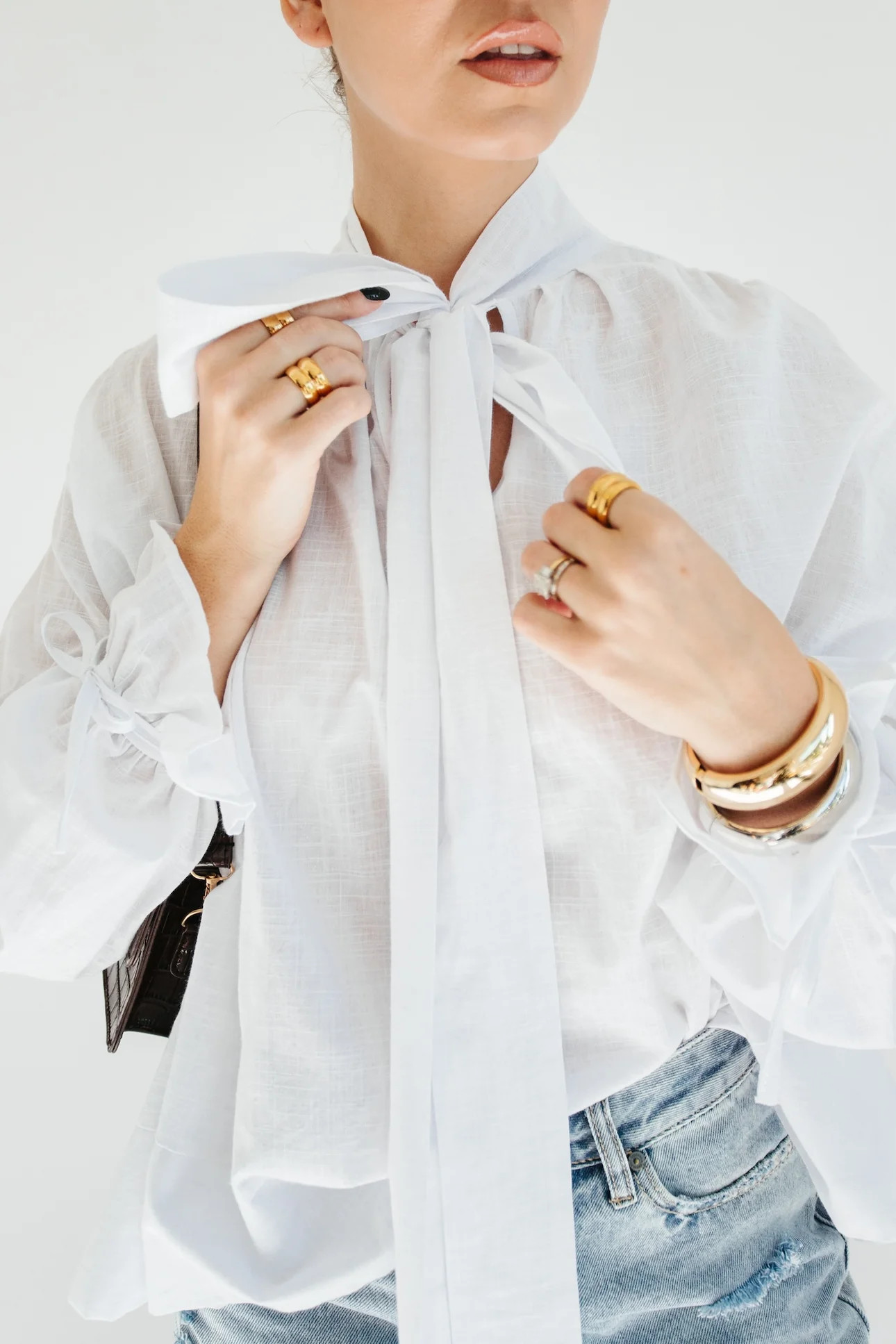 Josefina Blouse - White - THELIFESTYLEDCO Shop | THELIFESTYLEDCO