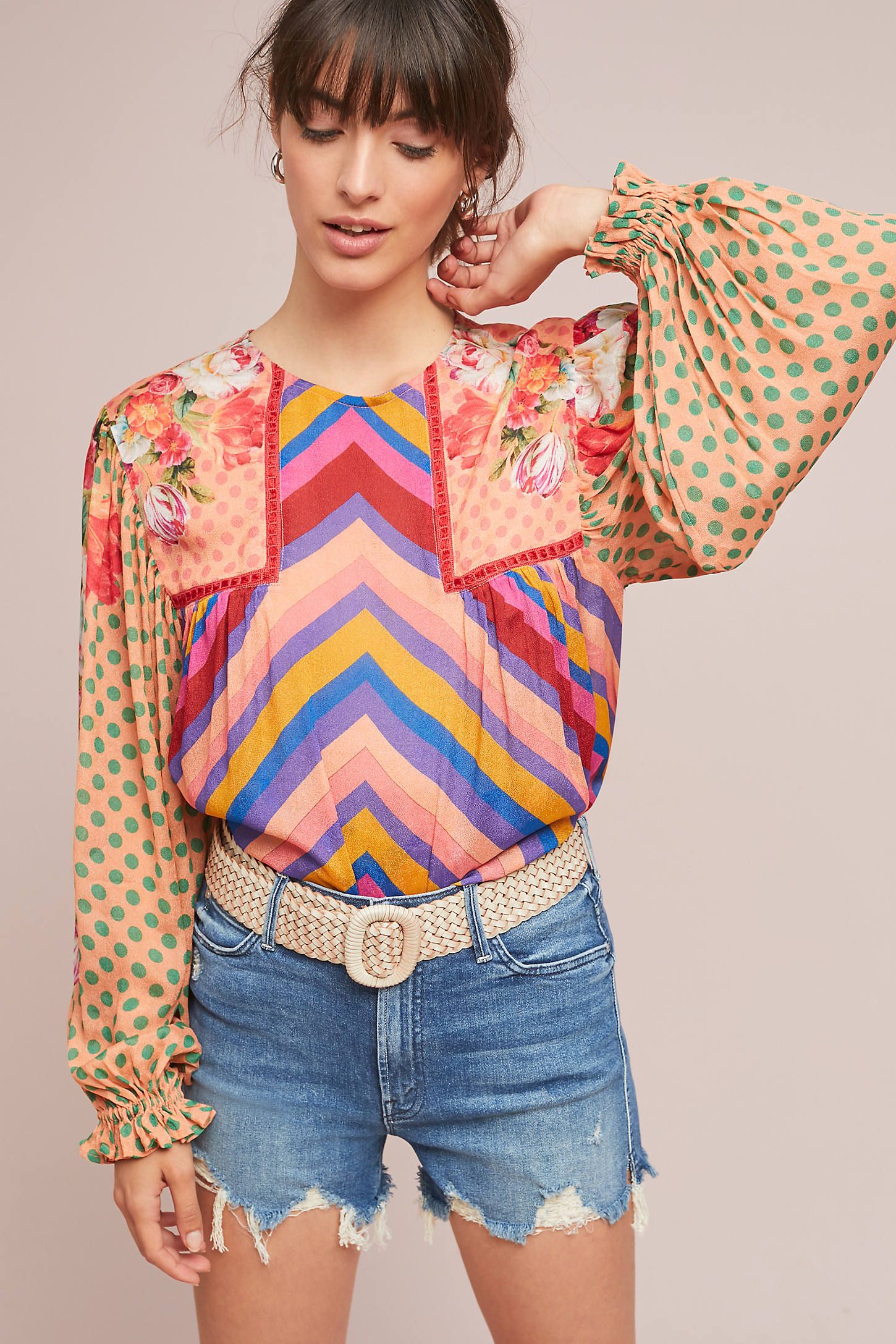 Eclectic Peasant Blouse | Anthropologie (US)