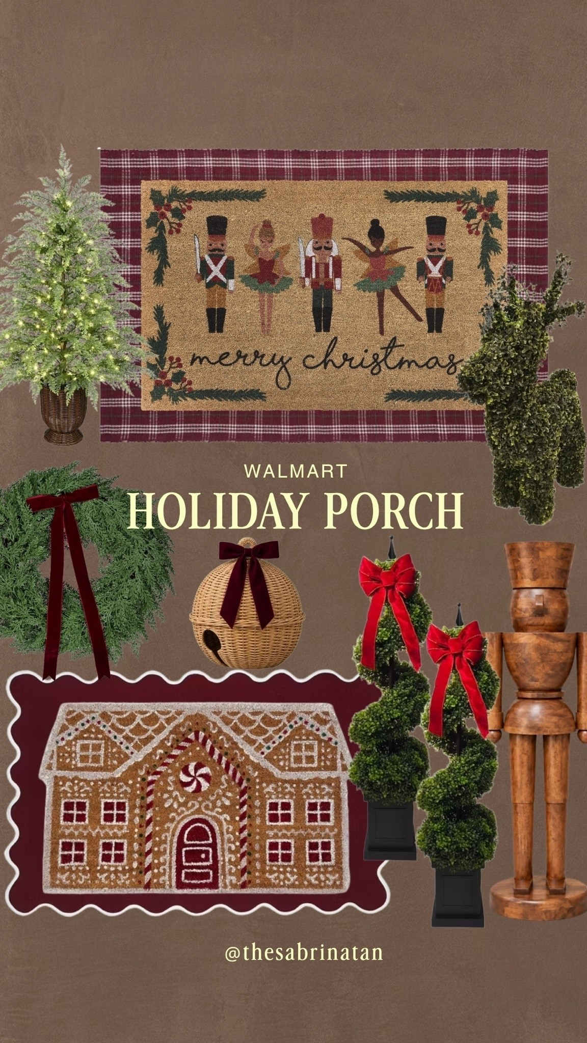 Walmart holiday porch 
Christmas porch

#LTKSaleAlert #LTKHome