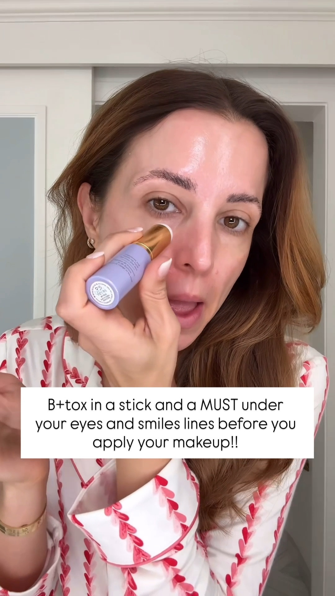 B*tox in a stick! Blurs your skin and provides a cushion in-between your skin and makeup. Prevents creasing. I apply under my eyes and smile lines before I do my makeup!

#LTKTravel #LTKFindsUnder50 #LTKBeauty