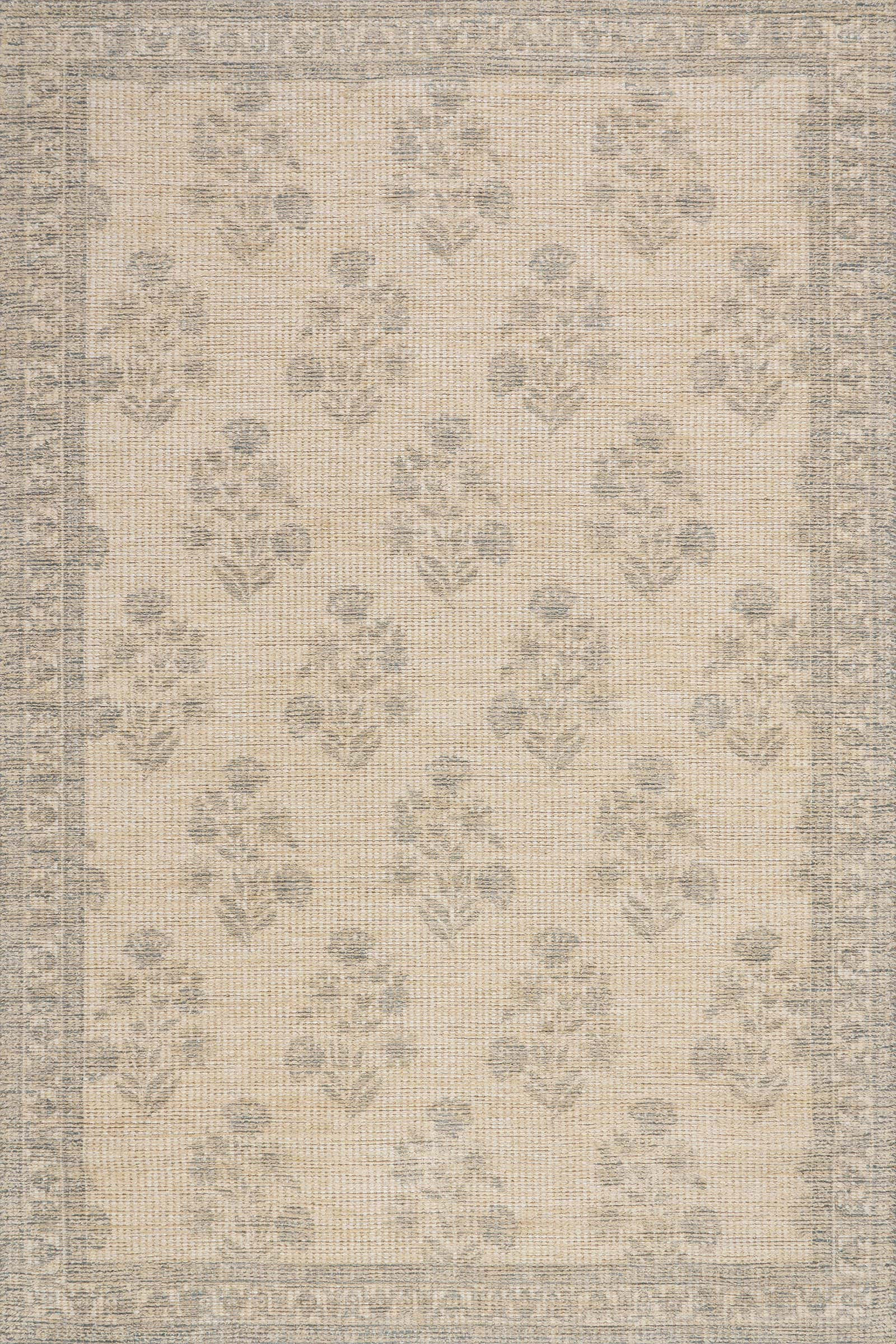 Sylv Textured Floral and Paisley Rug | Ivory | Rugs USA