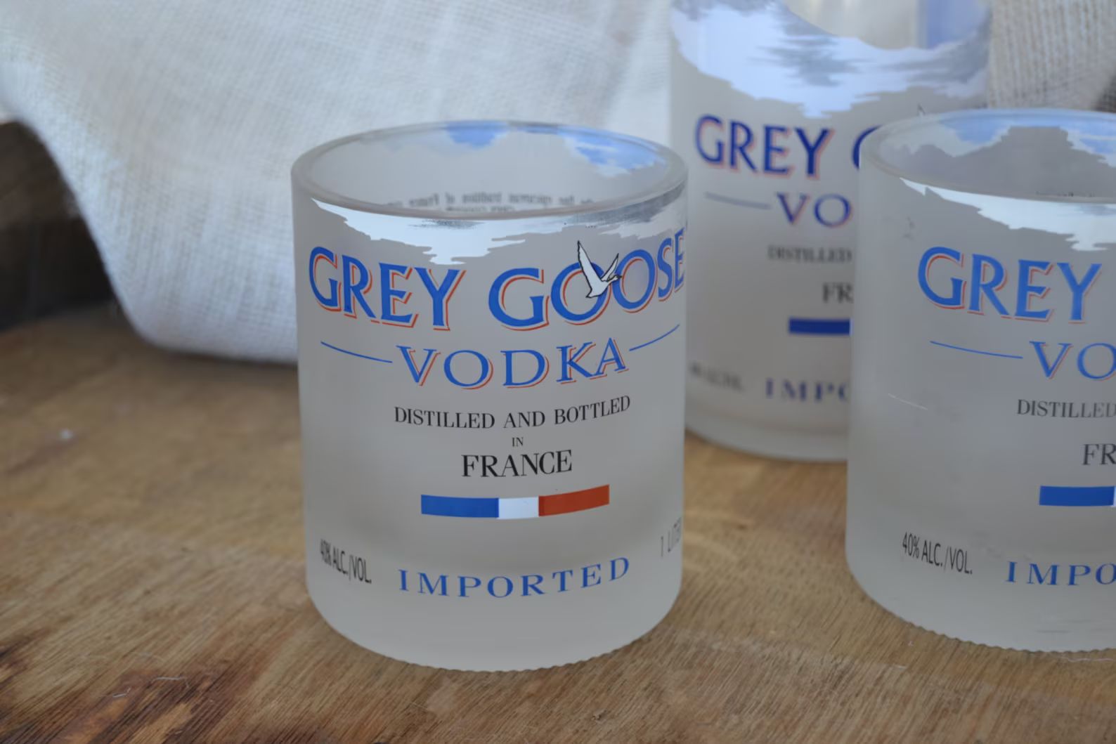 2 Grey Goose rocks glasses | Etsy (US)