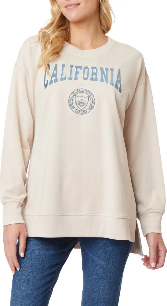 C & C California Sophia Oversize Graphic Sweatshirt | Nordstromrack | Nordstrom Rack