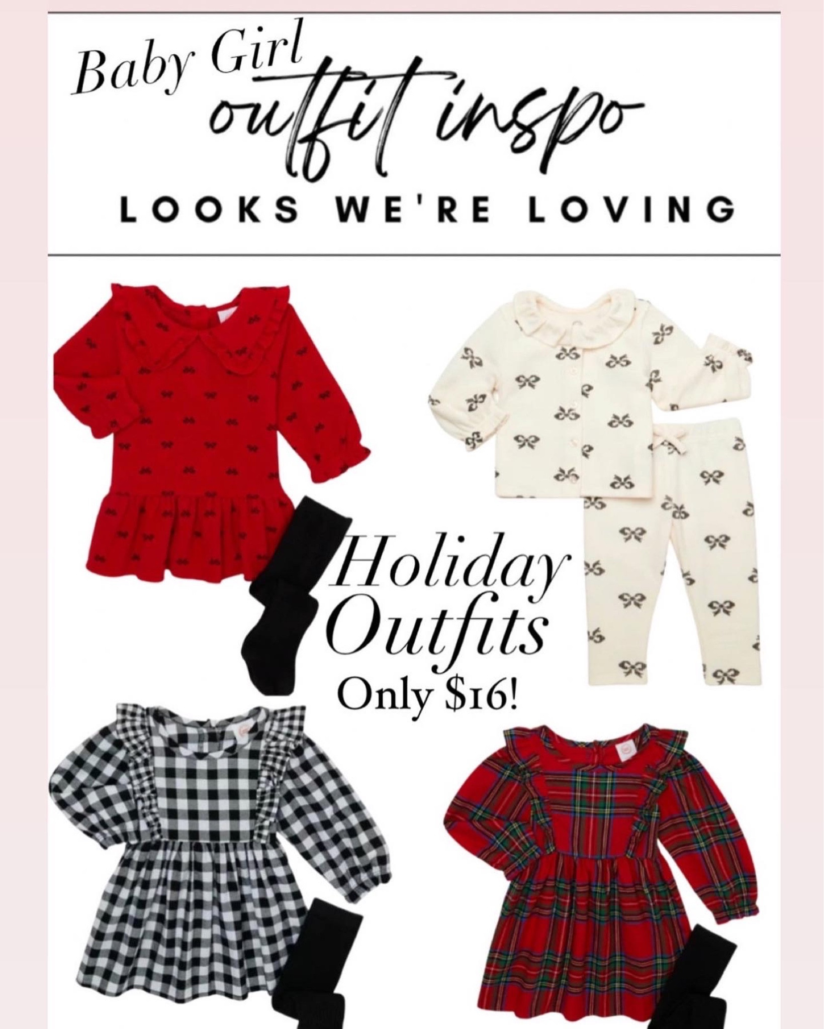 Baby girl outfits from Walmart 


#LTKbaby #LTKHoliday