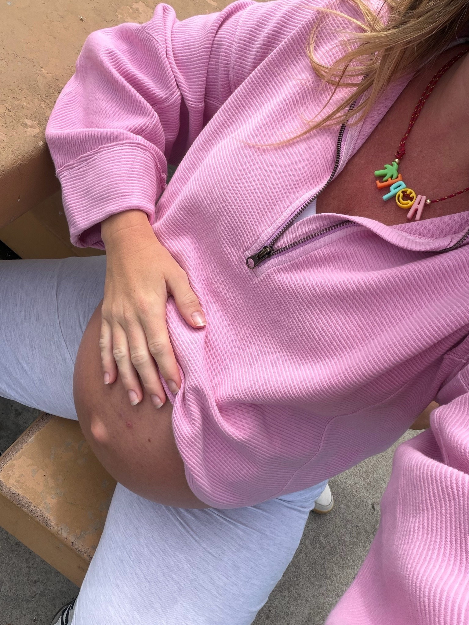 pregnancy and ppostpartum perfect quarter zip (bringing in a lot of color to brighten my mood!!)

#LTKBump #LTKootd