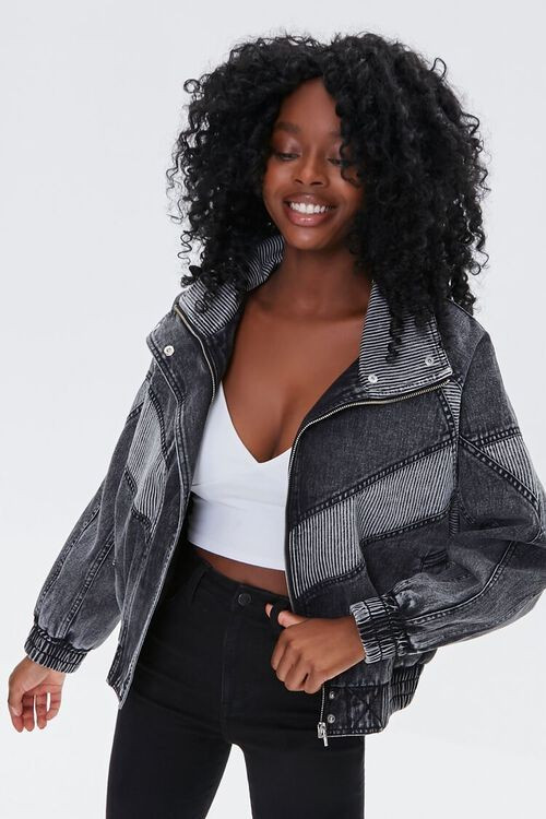 Ribbed Denim Jacket | Forever 21 (US)