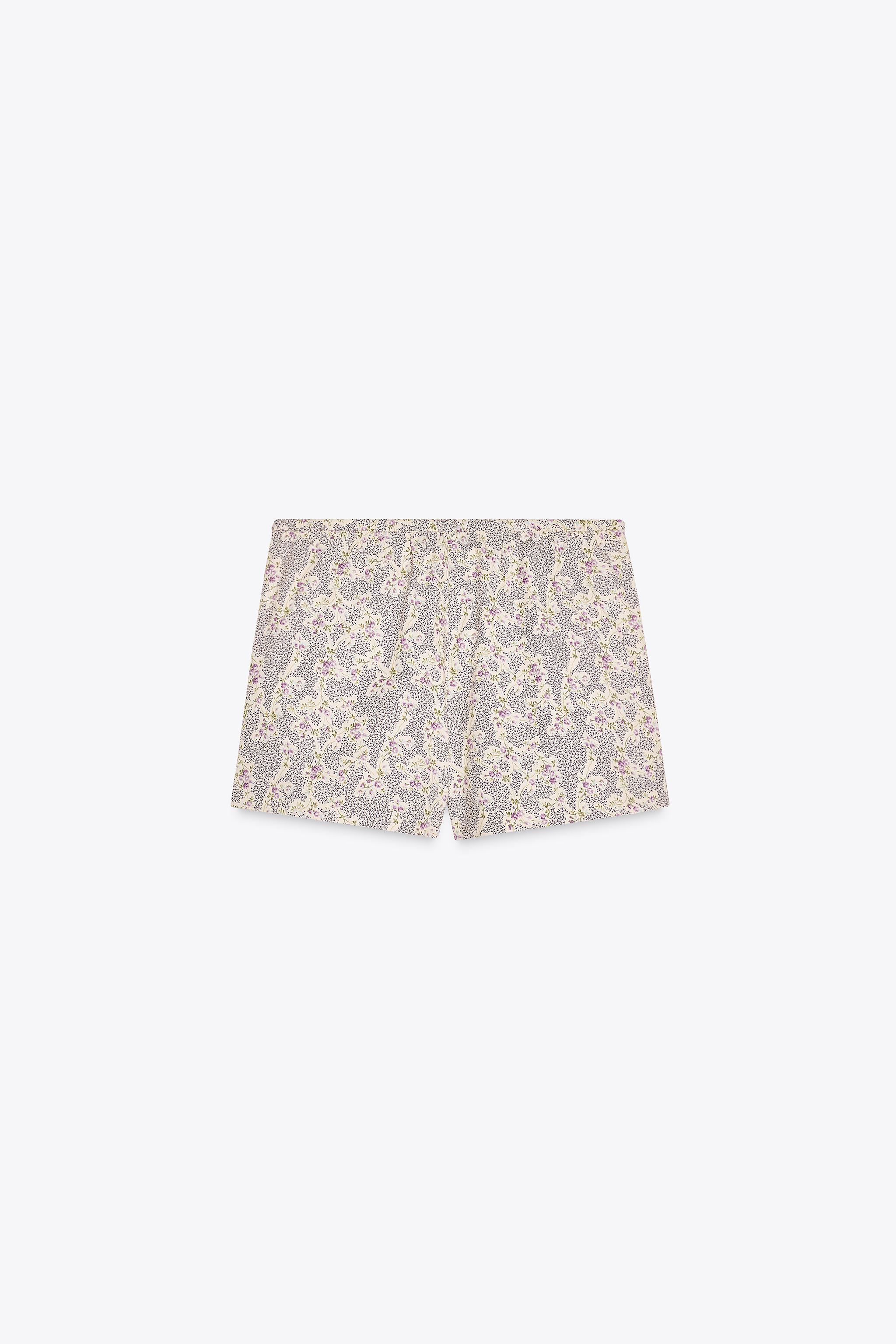 FLORAL PRINT SHORTS | Zara US