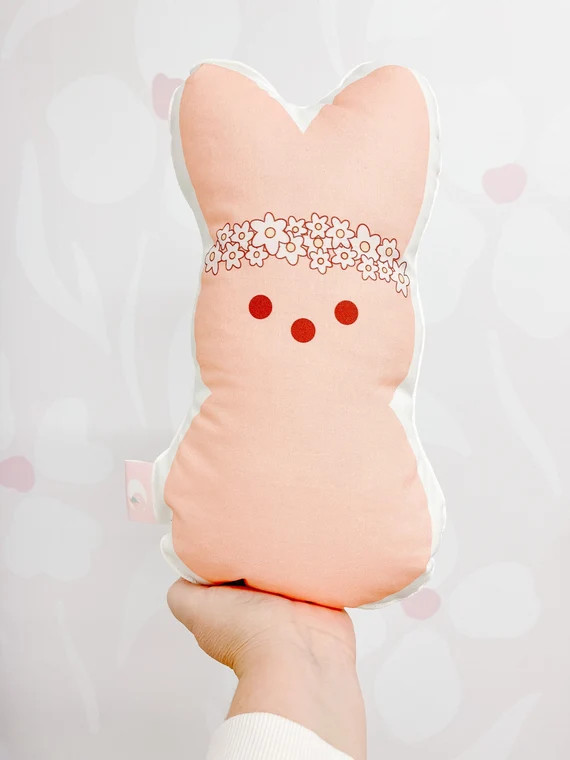 Girls Peep Bunny Pillow Peeps Pillow Easter Pillow Easter | Etsy | Etsy (US)